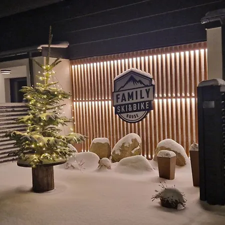 Family Ski&bike House Lejlighed *